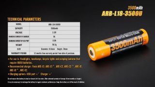 Fenix ARB L18 3500 mAh USB aufladbar