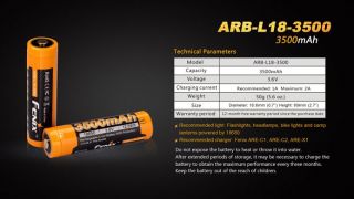 Fenix ARB L18 3500 mAh