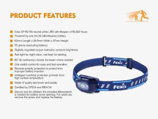 Fenix HP16 blau