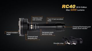 Fenix RC40 2016 Edition 6000Lumen mit Ladekabel