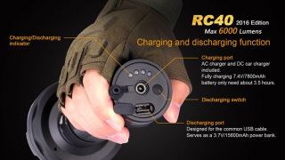 Fenix RC40 2016 Edition 6000Lumen mit Ladekabel