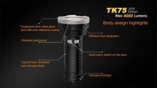 Fenix TK75 2015er - 4000 Lumen