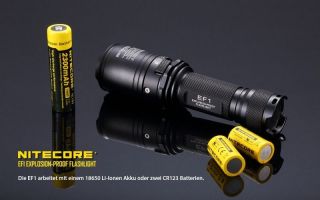 Nitecore EF1 Ex-geschtzte Taschenlampe