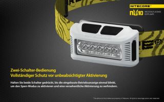 Nitecore NU10 schwarz