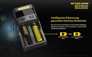 Nitecore Digicharger SC2 - 3A
