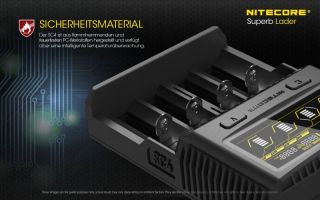Nitecore Digicharger SC4 Schnellladegert