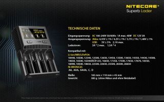 Nitecore Digicharger SC4 Schnellladegert
