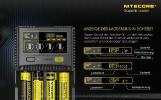 Nitecore Digicharger SC4 Schnellladegert