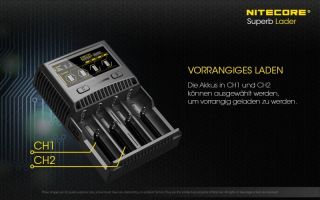 Nitecore Digicharger SC4 Schnellladegert