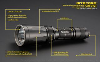 Nitecore SRT7GT schwarz