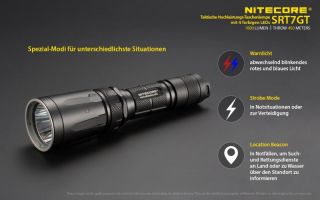 Nitecore SRT7GT schwarz