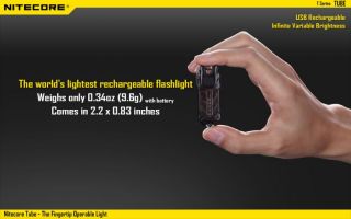 Nitecore TUBE schwarz
