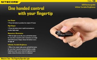 Nitecore TUBE schwarz