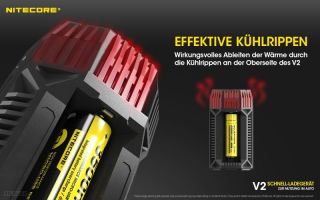 Nitecore V2 - Kfz-Ladegert