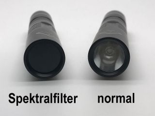 Tank007 TK-566 3W UV LED 365nm! + Spektralfilter