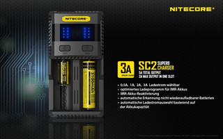 Nitecore Digicharger SC2 - 3A