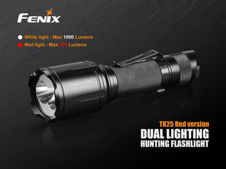 Fenix TK25 Red rote&weie Led fr die Jagd