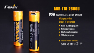 Fenix ARB L18 2600 mAh USB aufladbar