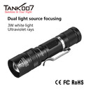 Tank007 F2 weißes Licht und UV 1W 365nm!