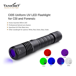 Tank007 CI05 5W 365nm mit Spektralfilter und Linsensystem