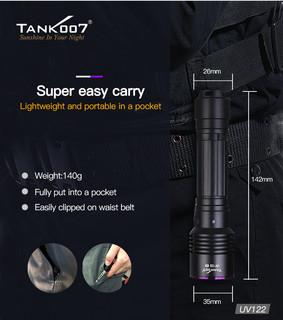 Tank007 UV122 weies Licht & UV 5W 365nm!