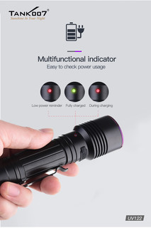Tank007 UV122 weies Licht & UV 5W 365nm!