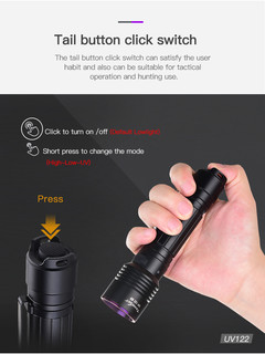 Tank007 UV122 weies Licht & UV 5W 365nm!