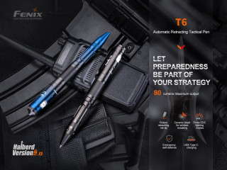 Fenix T6 - tactical Pen blau