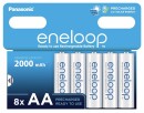 8er Pack AA Eneloop min. 2000mAh BK-3MCDE/8HH Plastik...