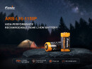 Fenix ARB‑L16 1150P 16340 Akku 1150 mAh protected
